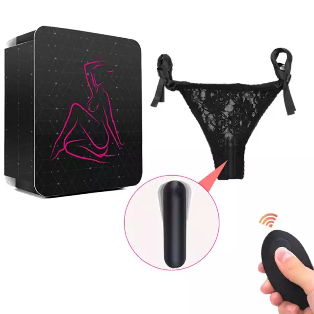 Lace Vibrator Wireless Remote Mini Bullet Vibrating Panties